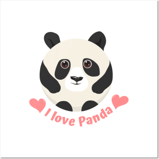 I love panda Posters and Art